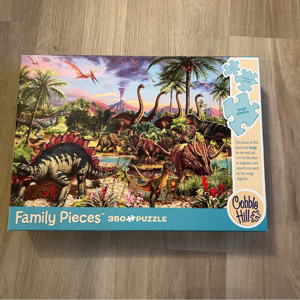 Cobble Hill Dinosaur Puzzle 350 Pieces